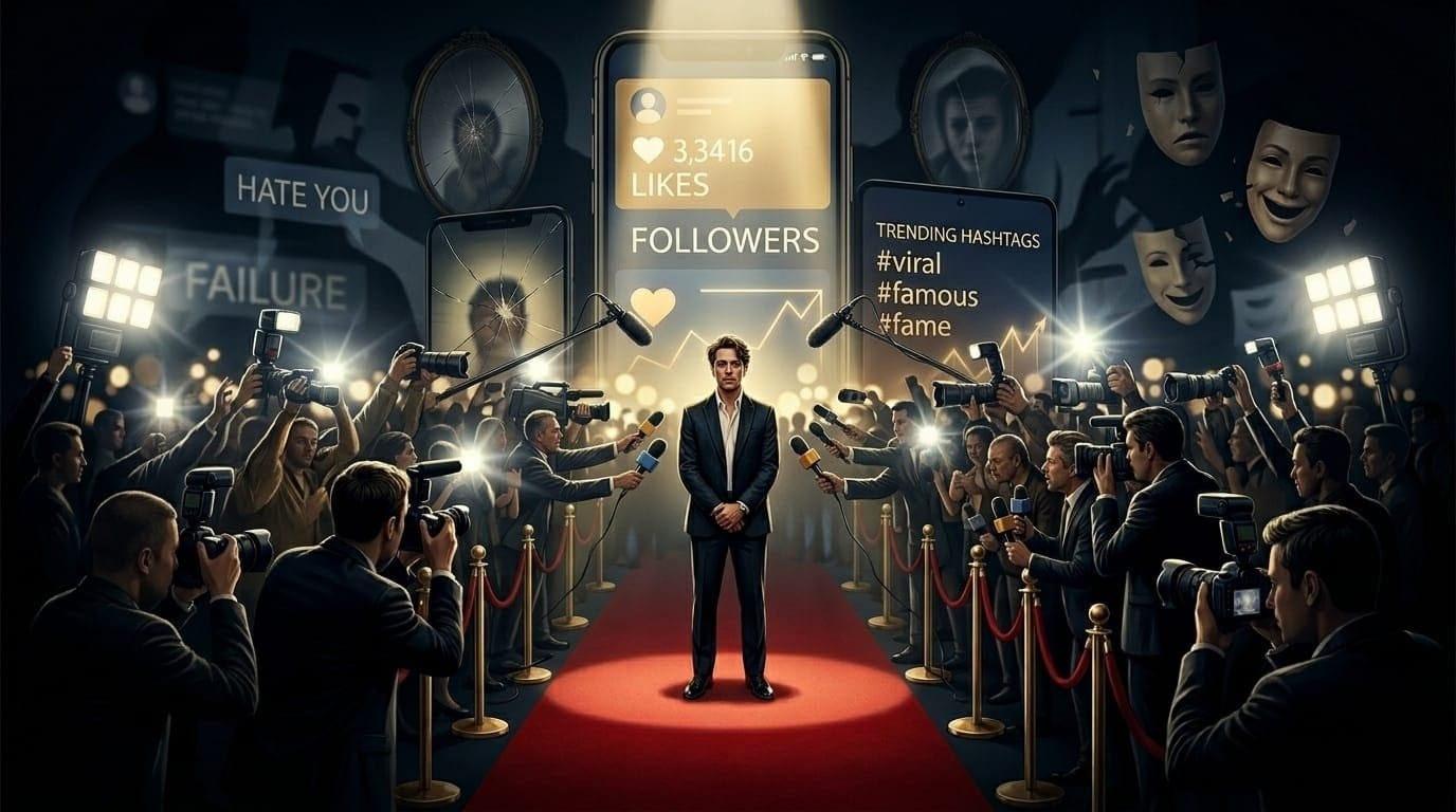 The Dark Side of Fame: Mental Health Challenges among Celebrities and Social Media Influencers